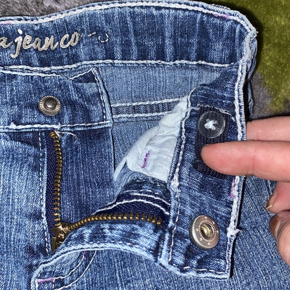 Girls blue Jean Bermuda shorts - Picture 5 of 7